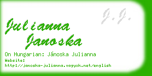 julianna janoska business card
